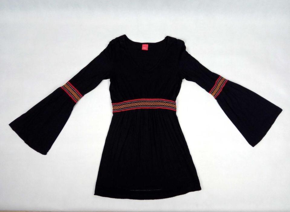 Czarna wiskozowa tunika ciążowa Espirit Maternity S/M