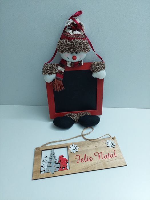 Conjunto decorações de Natal (bom estado)