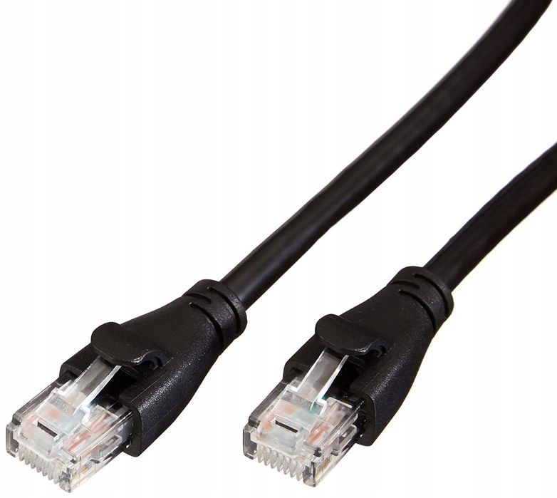 kabel sieciowy ethernet rj45 cat 6 amazon basics pozłacane złącza opis