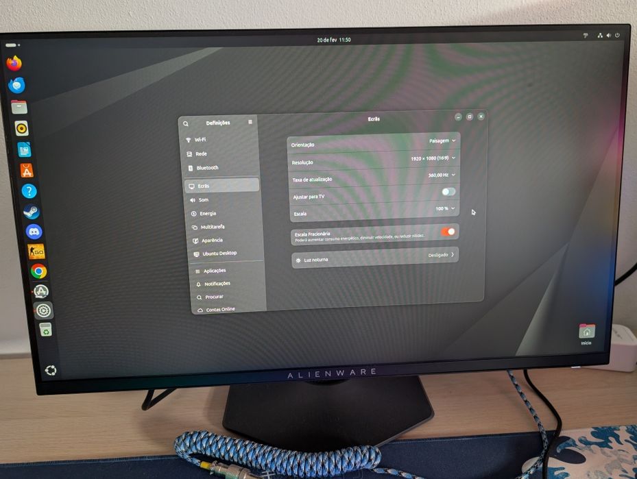 Monitor Alienware 24,5 360hz
