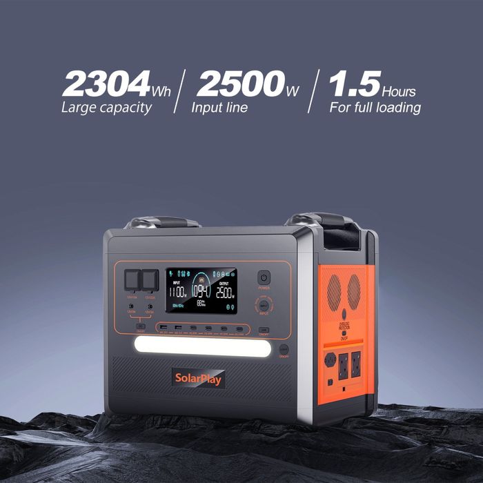 Зарядна станція Solarplay Q2402M 2500 Вт/2304 Вт*год