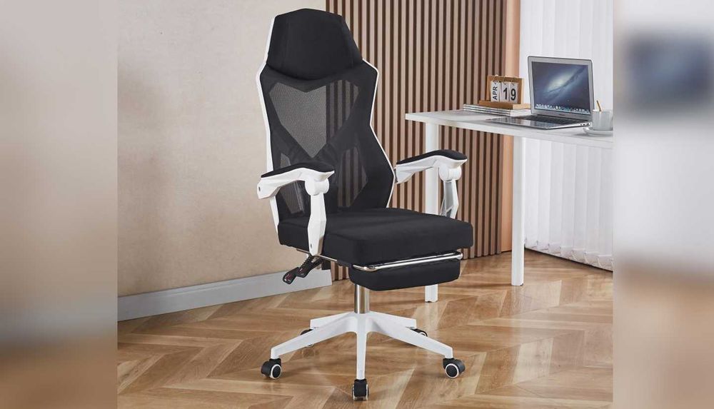 Крісло офісне комп'ютерне Ergo G20 кресло геймерское белое+черное