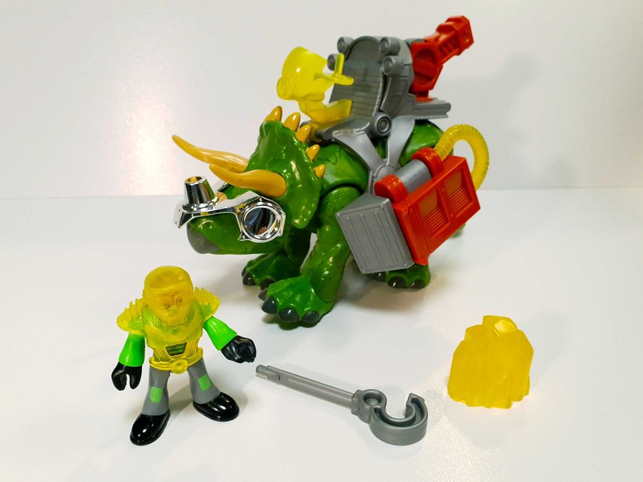 Fisher Price Imaginext Dino Tech Triceratops W6022 , Pterodactyl W1907