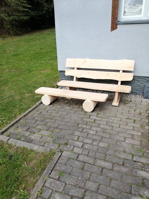 Ławka do ogrodu, biesiadna, na taras