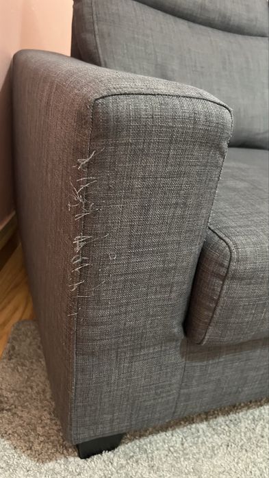 Sofá com chaise long