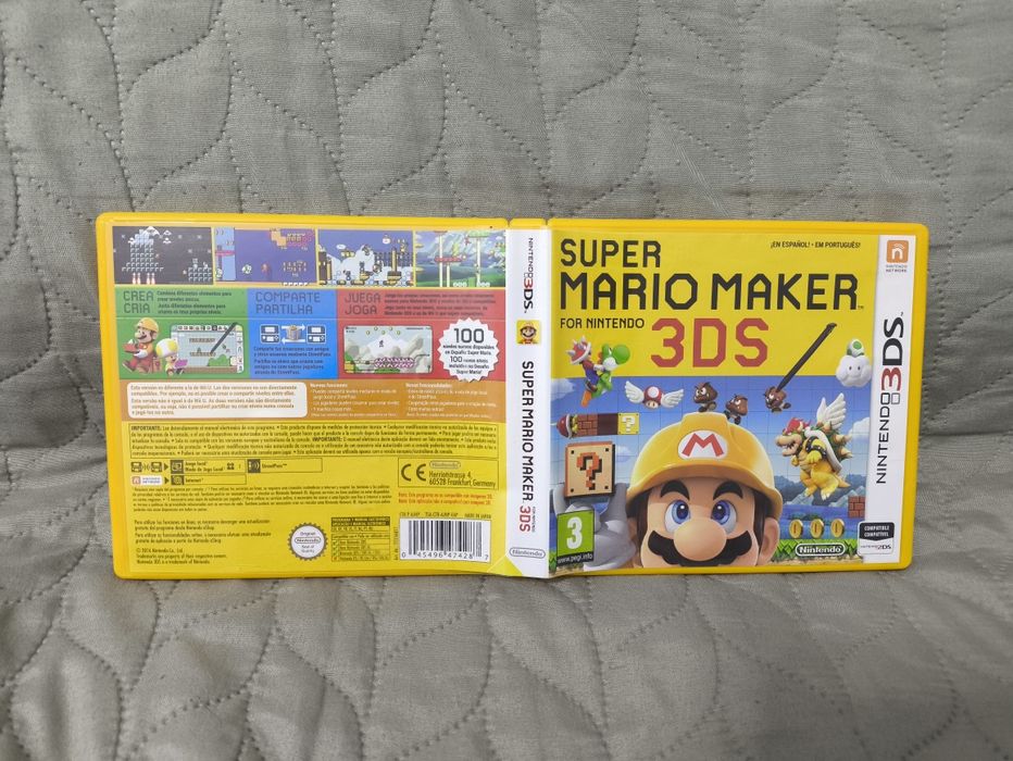 Super Mario  Maker 3ds - Em otimo estado com caixa e manuais