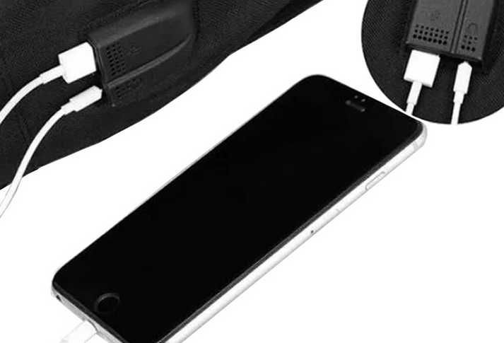 Plecak szkolny  USB wielokomorowy  NOWY