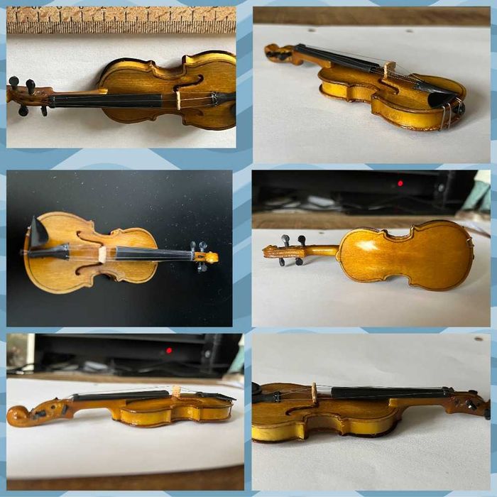 Миниатюра Скрипка Альт Винтаж сувенир