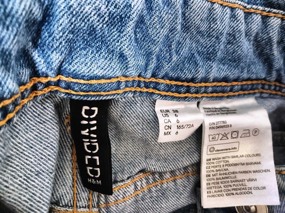 Macacão de ganga calção - Tam. 38 (H&M)