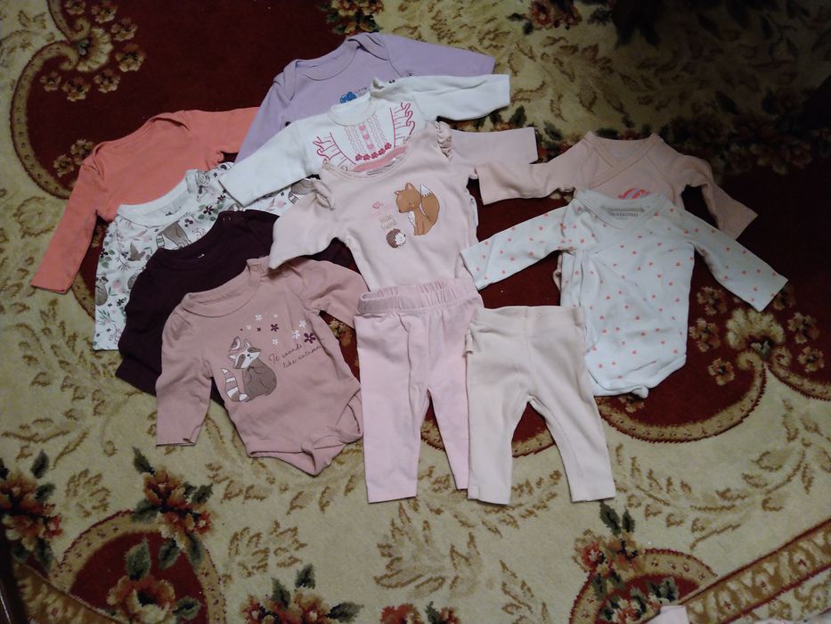 Paka ubranek 56 dla dziewczynki