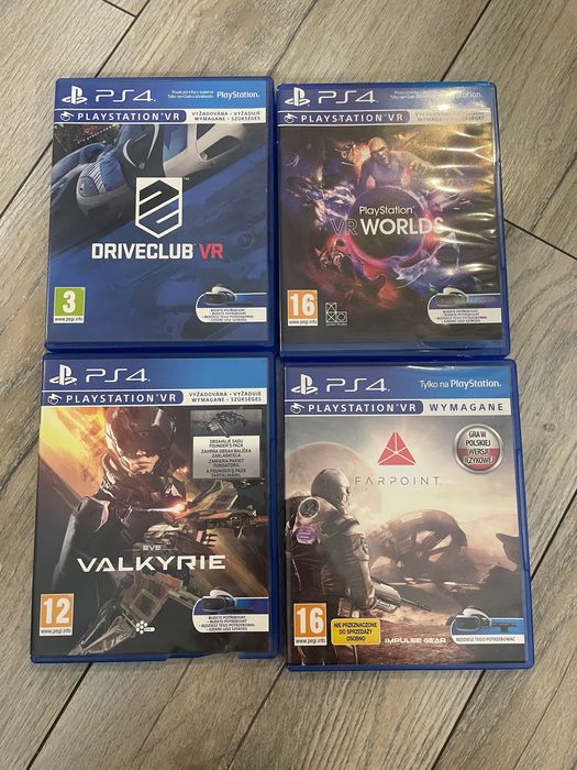 Gry Google VR valkyrie farpoint driveclub