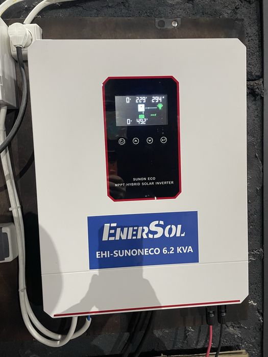 Інвертор гібридний EnerSol, 6.2 кВт, 51.2В (EHI-SUNONECO6.2KW)