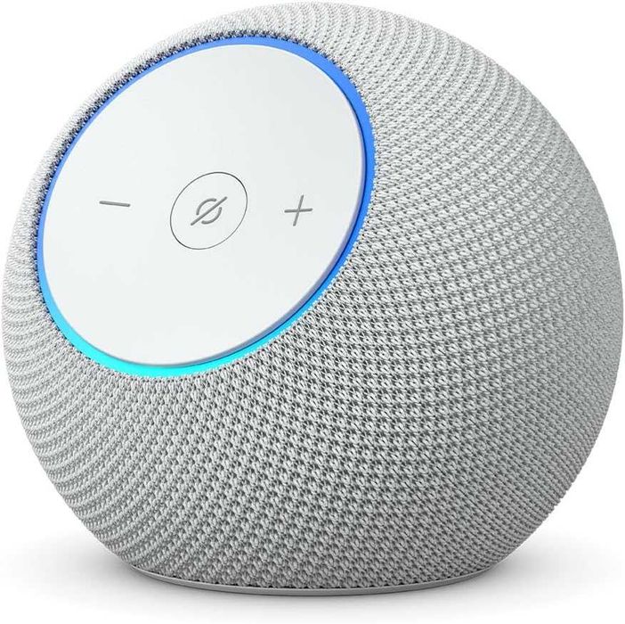 Amazon Alexa com som ambiente - Echo Dot Max (Branco, Preto e Roxo)