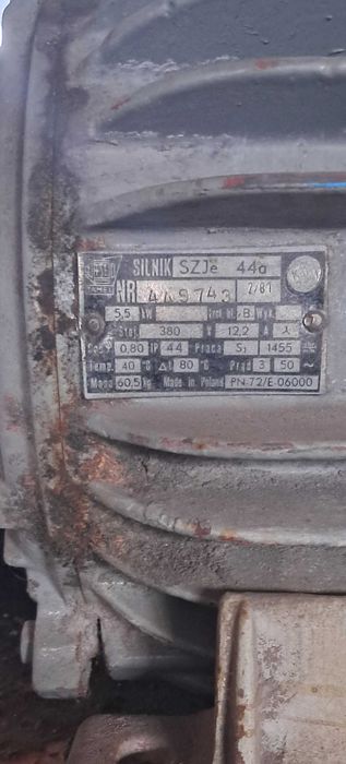 silnik elektryczny 3 fazowy 5,5 kw.