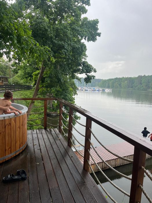 Domki Zalew Koronowski Sauna bania,domki jezioro wynajem,nocleg linia brzegowa kwatery domki letniskowe wakacyjne całoroczne pomosty wedkarskie plaża