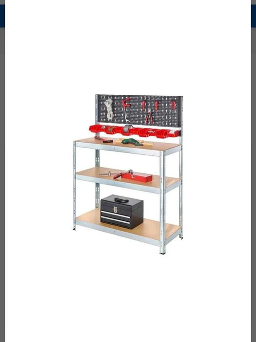 Reinforced Workbench with Parkside Tool Panel64739899159042122