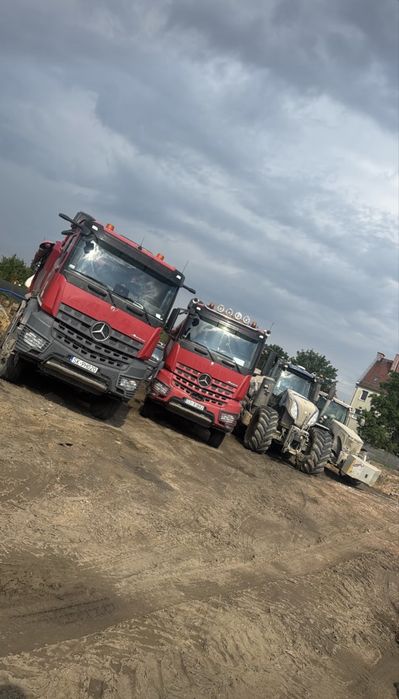 Stabilizacja gruntu – ciągnik z recyklerem i operatorem | Śląsk