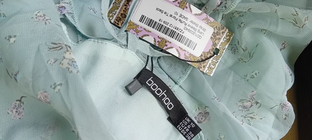 Letnia sukienka Boohoo 38/M. Nowa.