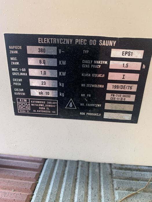 piec do sauny lekki
