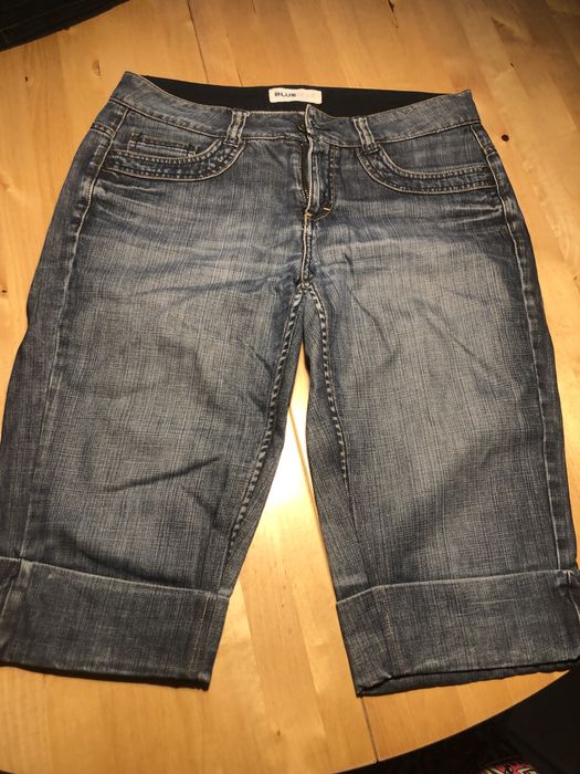 Spodnie rybaczki 3/4 jeansowe