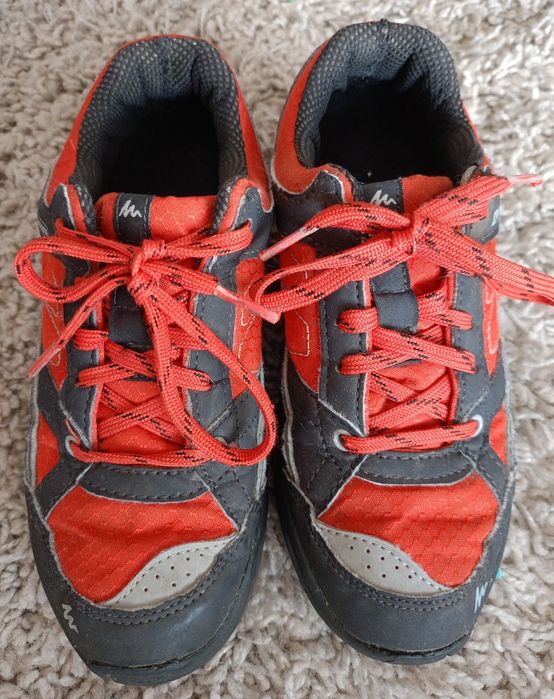 Wodoodporne buty turystyczne Quechau dla dziecka rozm 33 dł wkładki 21