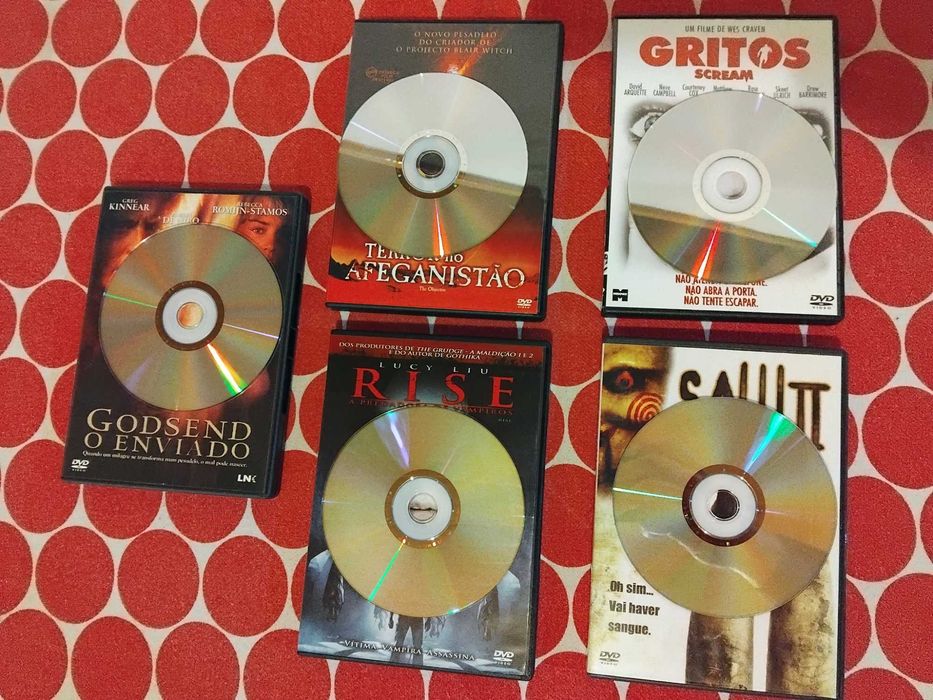 DVD's diversos como novos