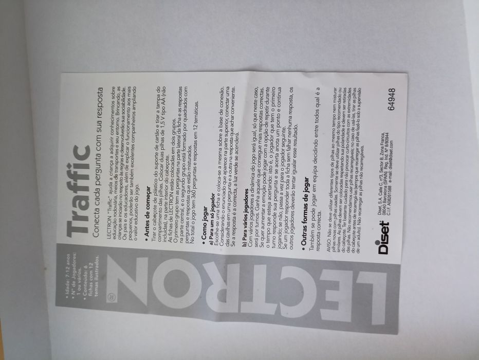 Jogo de tabuleiro Lectron