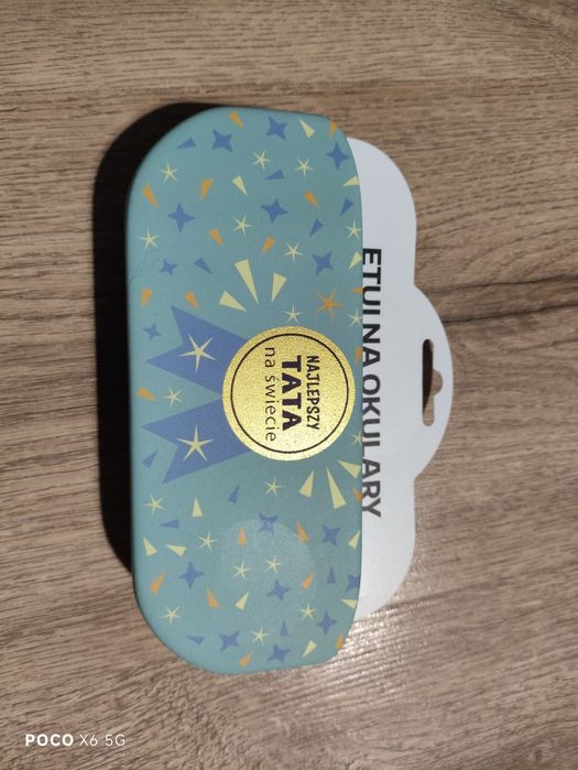 Pokrowiec etui na okulary super tata nowy