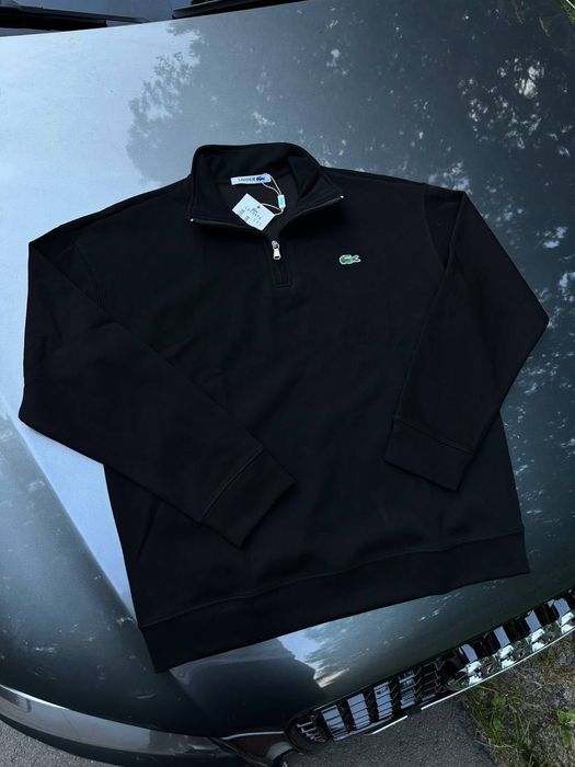 ‼️РОЗПРОДАЖ‼️ Кофта Lacoste | Чорна | Розміри S, M, L, XL