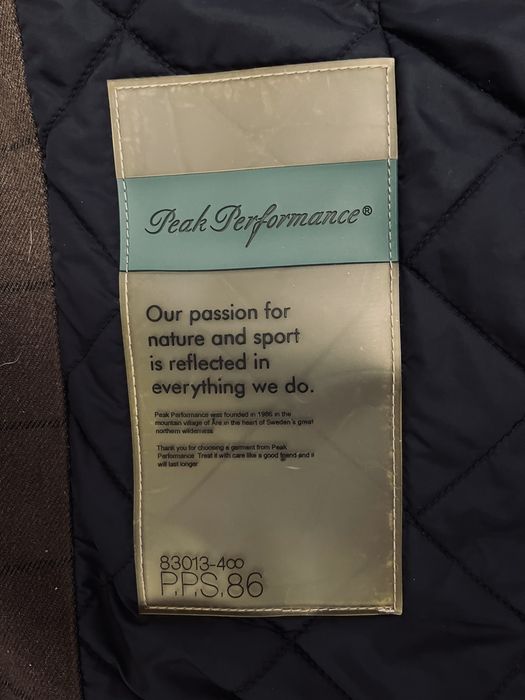 Peak Performance kurtka parka męska  70%wełny  L/XL