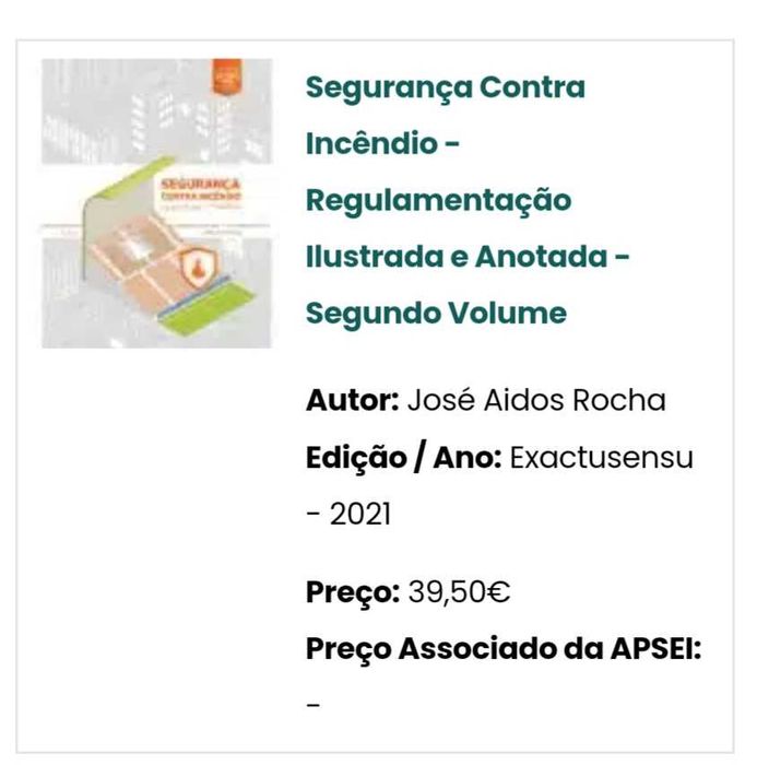 SCIE - Segurança Contra Incêndios em Edifícios - Livros MAP
