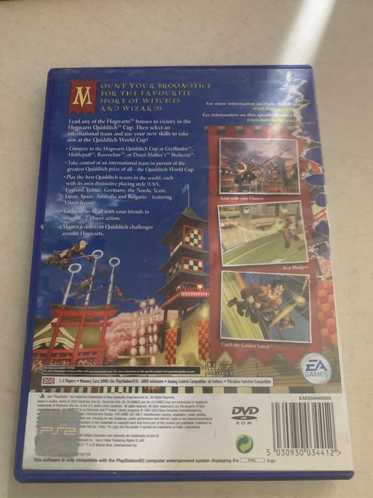 Harry potter quidditch world cup ps2