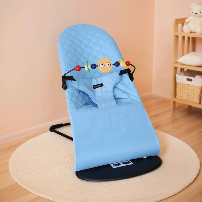 Дитячий шезлонг love baby, крісло гойдалка, шезлонг детский