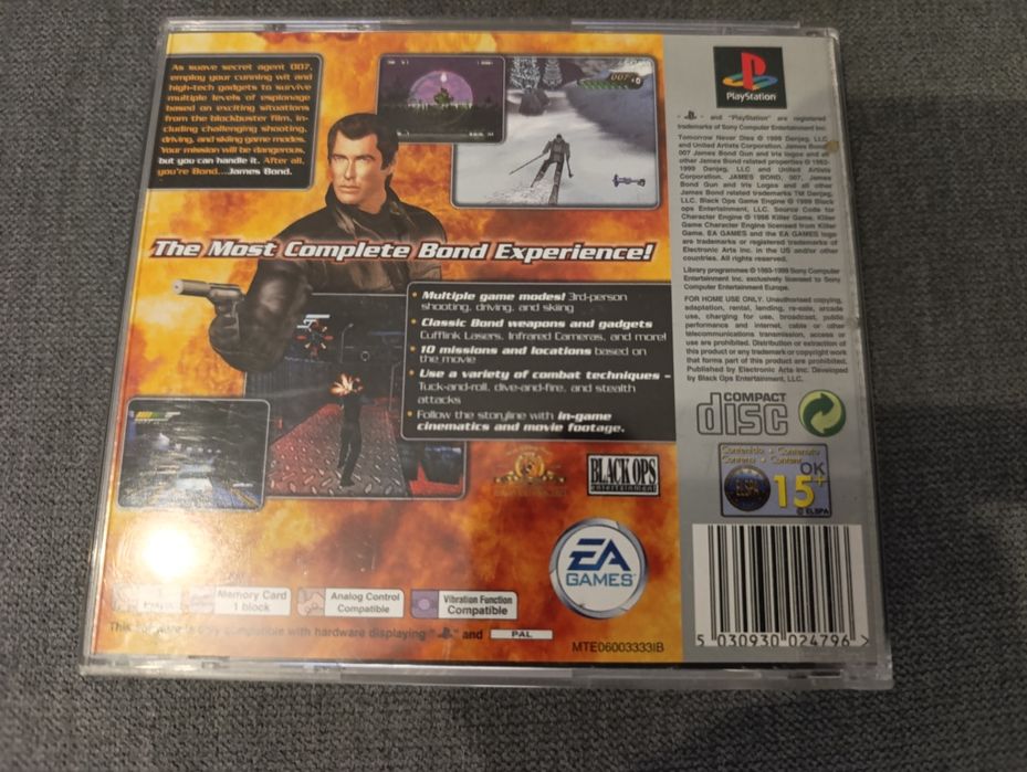 Tomorow Never Dies PSX PS1 - kompletne angielskie
