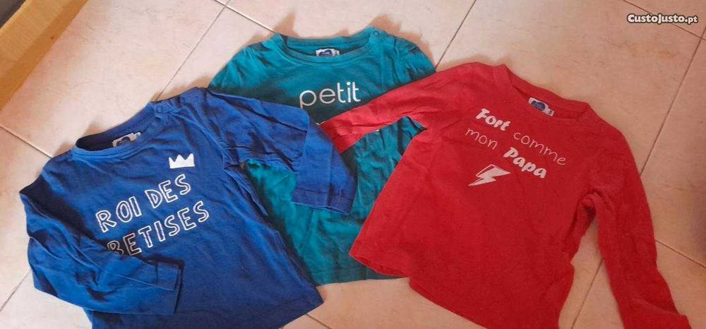 Pack de 3 blusas "novas" 36 meses Mots denfants