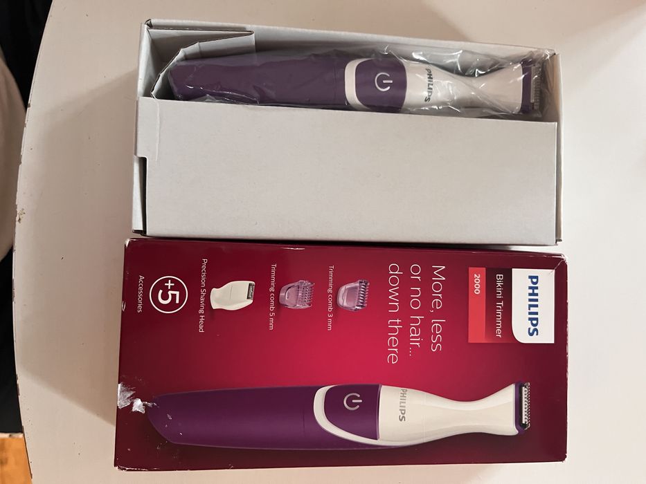 Philips Brt3 BRT383/15 Trymer, Fioletowy/Biały, 3 i 5 mm