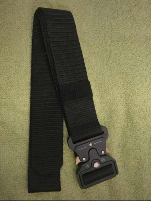 Pasek do spodni 125 cm czarny.