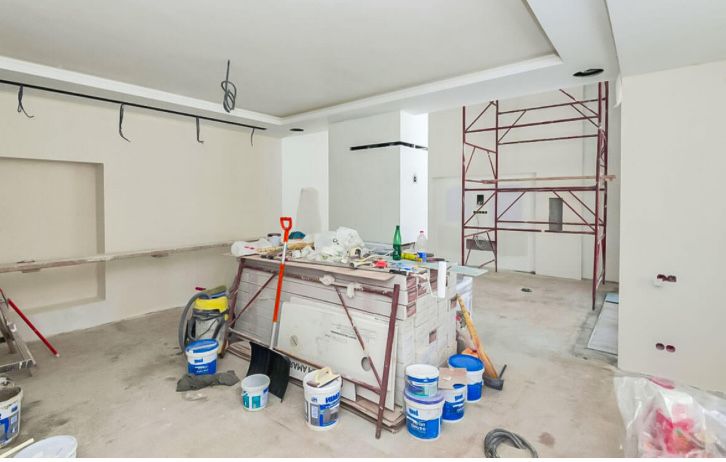 Малярні роботи, шпаклювання стін, стеля з гіпсокартону