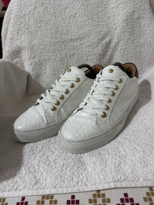 Кеды кроссовки сникерсы giuliano galiano 43p белые кожа