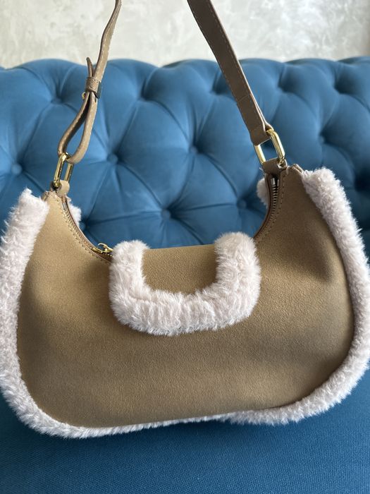 Сумка натуральний замш