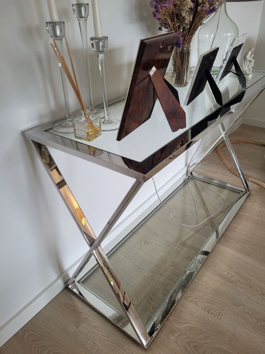 Consola/aparador de vidro