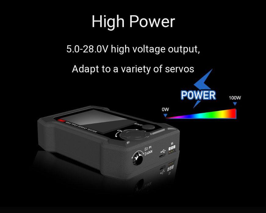 Cервотестер ToolkitRC ST8 Advanced Servo Tester