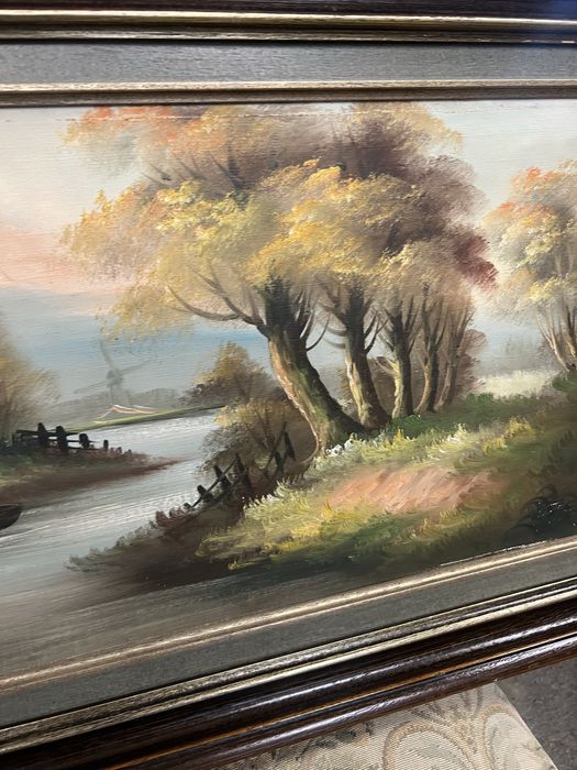 Obraz pejzaż malowany na płótnie