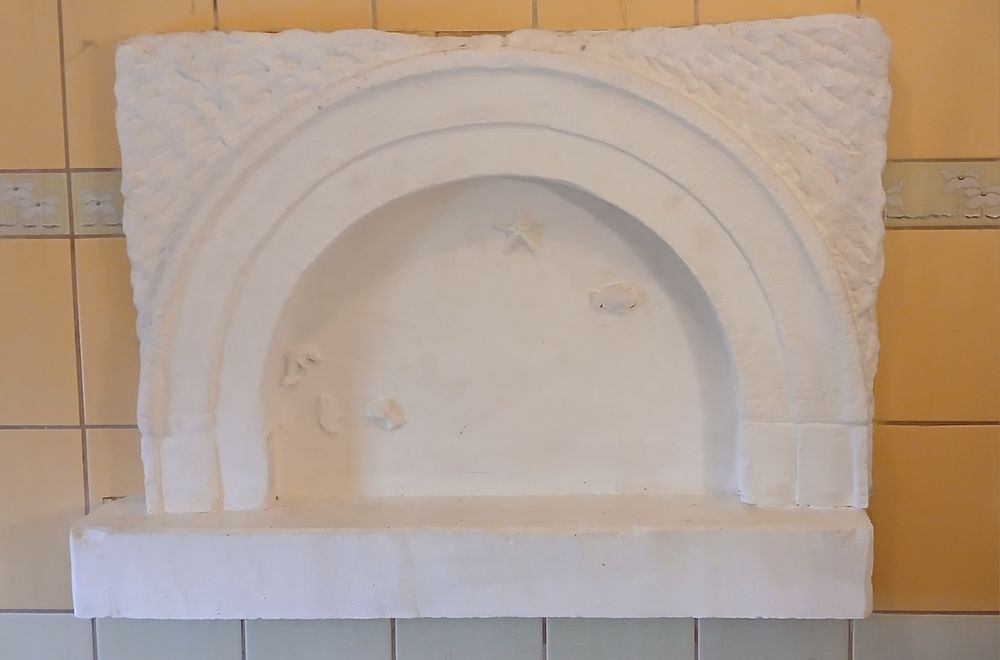 Łuk sklepienie z piaskowca słupek