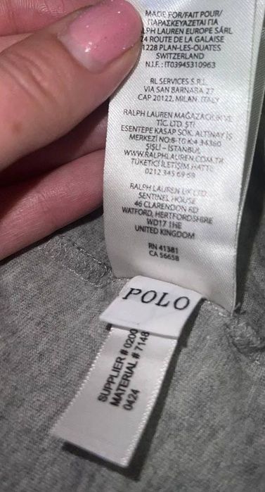 Фирменная футболка Polo Ralph Lauren Оригиналфутболка
