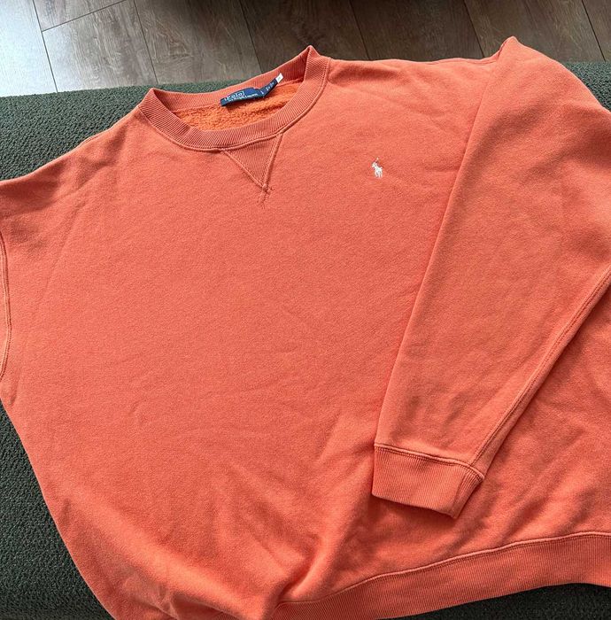 Bluza Polo Ralph Lauren. Rozmiar L. Pomarańczowa