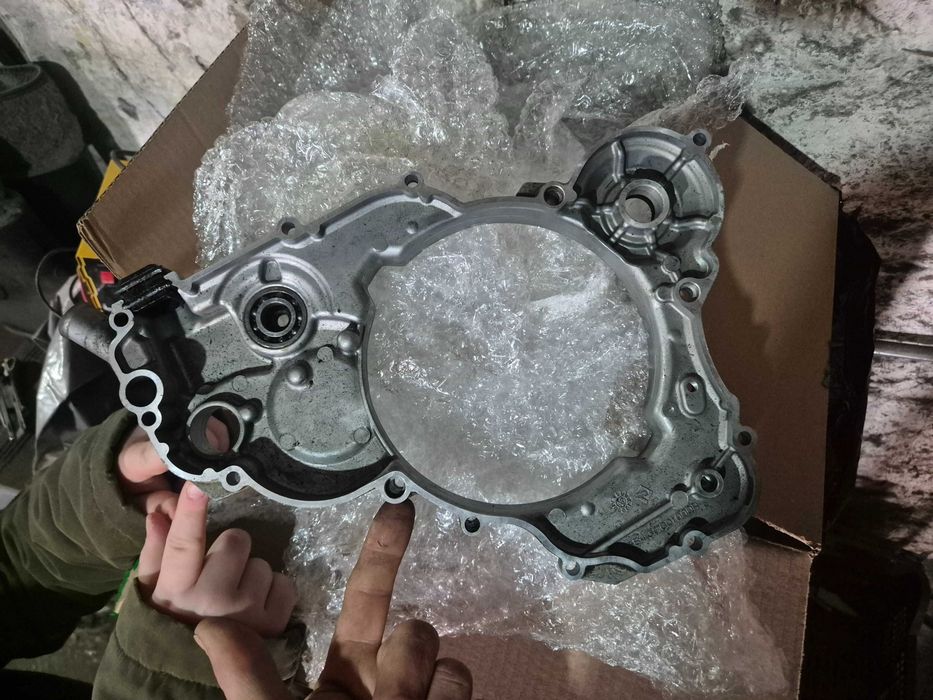 Ktm exc 2t 250 17r półkarter pokrywa silnika