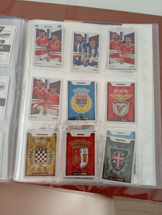 Cartas de coleção futebol