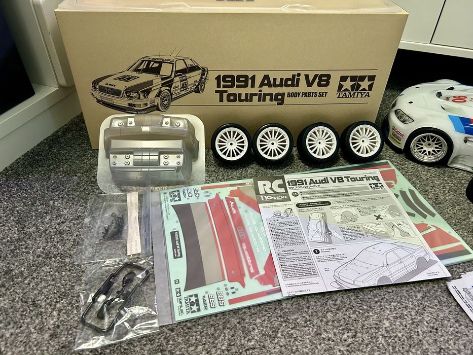 2 x karoseria. HPI BMW M3, Tamiya Audi V8 Warszawa Ursynów • OLX.pl