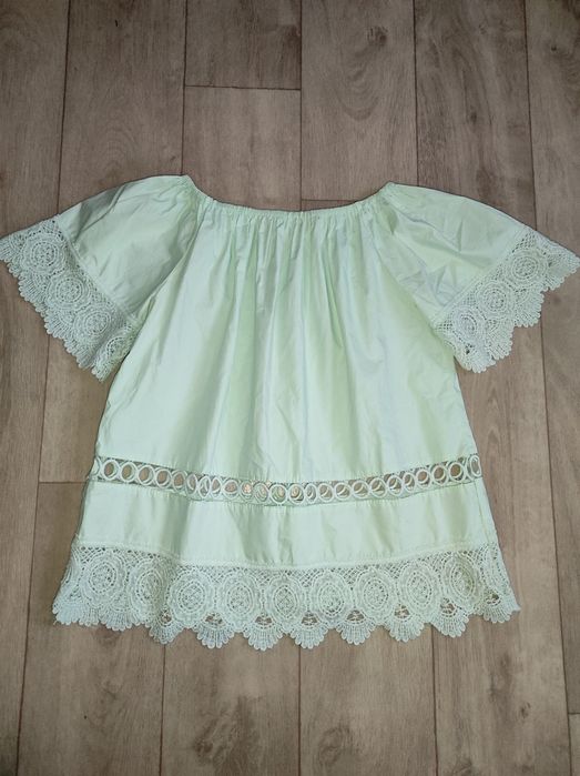 Блузка світло-голуба